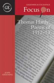 Image for Focus on Thomas Hardy  : poems of 1912-13, the 'Emma' poems