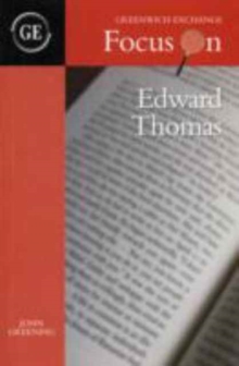 Image for Focus on selected poems of Edward Thomas