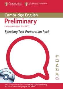 Image for Speaking Test Preparation Pack for PET Paperback with DVD