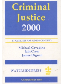 Image for Criminal justice 2000: strategies for a new century