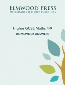 Image for Higher GCSE Maths 4-9 Homework Answers