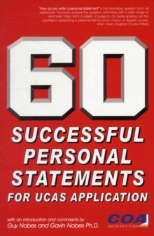 Image for 60 successful personal statements