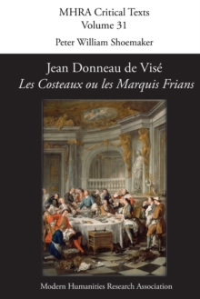 Image for Jean Donneau De Vise, 'Les Costeaux Ou Les Marquis Frians'