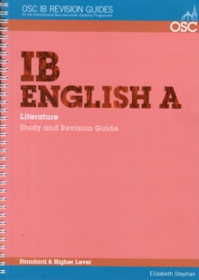 Image for IB English a Literature: Study and Revision Guide