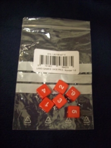 Image for Dice - Numbers 1 - 6