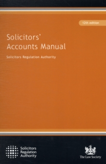 Image for Solicitors' accounts manual
