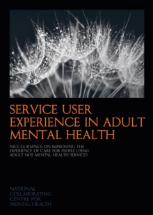 Image for Service User Experience in Adult Mental Health