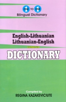 Image for English-Lithuanian Lithuanian-English dictionary