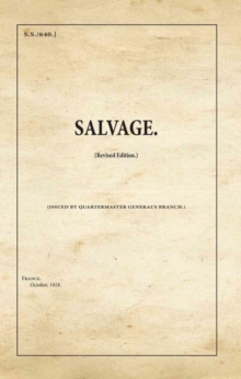 Image for Salvage  : S.S. 640