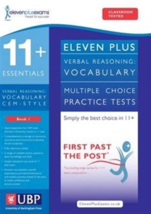 Image for 11+ Essentials Verbal Reasoning, Vocabulary for Cem Multiple Choice Book 1
