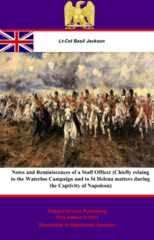 Image for Notes and Reminiscences of a Staff Officer