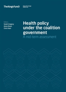 Image for Health Policy Under the Coalition Government