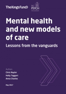 Image for Mental Health and New Models of Care