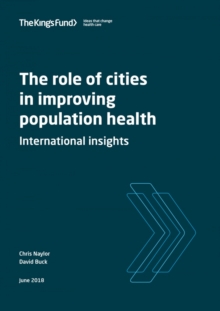 Image for The Role of citites in improving population health