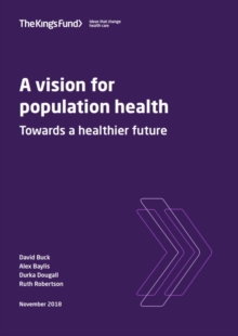 Image for A vision for population health  : towards a healthier future
