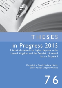 Image for Theses in Progress 2015