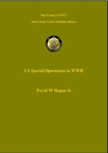 Image for US Army Special Operations in WWII