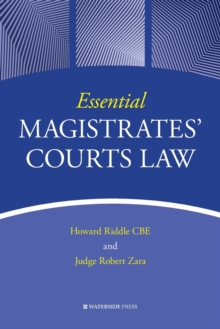 Image for Essential magistrates' courts law