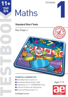 Image for 11+ Maths Year 3/4 Testbook 1 : Standard Short Tests
