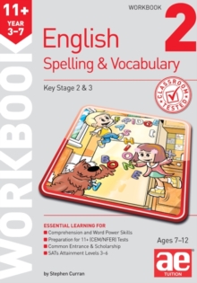 Image for 11+ Spelling and Vocabulary Workbook 2 : Foundation Level