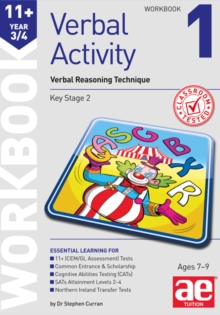 Image for 11+ Verbal Activity Year 3/4 Workbook 1 : Verbal Reasoning Technique