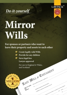 Lawpack Mirror Wills DIY Kit: For spouses or partners who want to leave their property and assets to each other