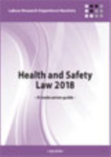Image for Health and safety law 2018