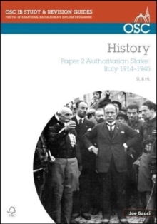 Image for IB History SL & HL Paper 2 Authoritarian States: Italy 1914-1945