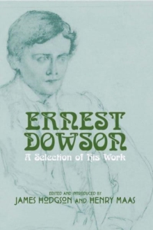 Image for Ernest Dowson  : a selection of his work