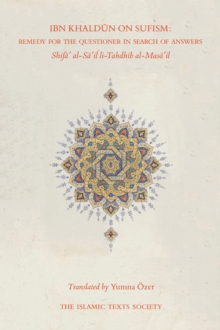 Image for Ibn Khaldun on Sufism  : remedy for the questioner in search answers
