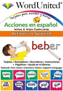 Image for Actions in Spanish : Write & Wipe Flashcards