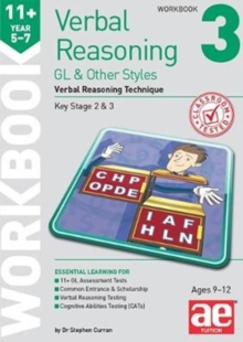 Image for 11+ Verbal Reasoning Year 5-7 GL & Other Styles Workbook 3