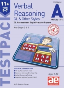 11+ Verbal Reasoning Year 5-7 GL & Other Styles Testpack A Papers 13-16: GL Assessment Style Practice Papers