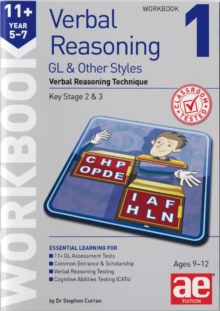 Image for 11+ Verbal Reasoning Year 5-7 GL & Other Styles Workbook 1