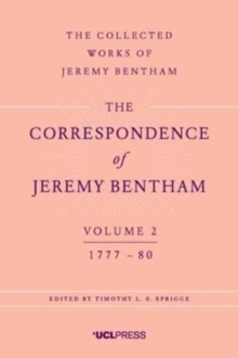 The Correspondence of Jeremy Bentham, Volume 2: 1777 to 1780