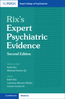 Image for Rix's expert psychiatric evidence