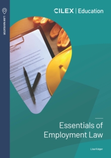 Essentials of Employment Law - Kidger, Lisa