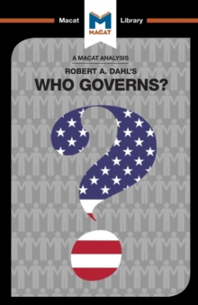 Image for An Analysis of Robert A. Dahl's Who Governs? Democracy and Power in an American City