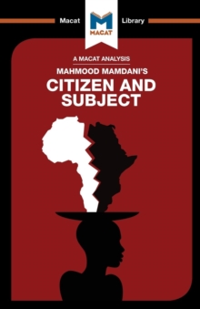 Image for An Analysis of Mahmood Mamdani's Citizen and Subject