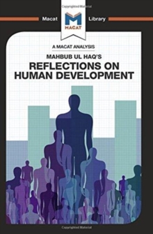 Image for An Analysis of Mahbub ul Haq's Reflections on Human Development