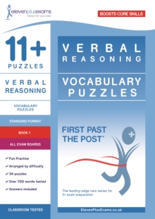 11+ Puzzles Vocabulary Puzzles Book 1