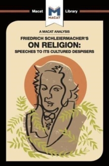 Image for An Analysis of Friedrich Schleiermacher's On Religion