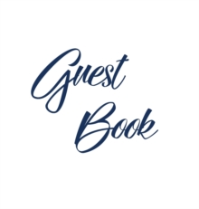 Image for Navy Blue Guest Book, Weddings, Anniversary, Party's, Special Occasions, Memories, Christening, Baptism, Visitors Book, Guests Comments, Vacation Home Guest Book, Beach House Guest Book, Comments Book