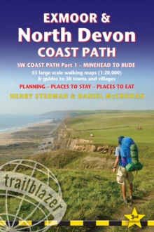 Image for Exmoor & North Devon coast path  : 55 large-scale walking maps (1:20,000) & guides to 30 towns and villages