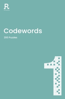 Image for Codewords Book 1 : a codeword book for adults containing 200 puzzles