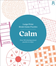 Large Print Brain Game Puzzles - Calm