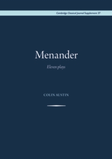 Image for Menander: eleven plays
