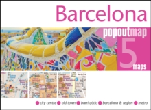 Image for Barcelona PopOut Map : Pocket size, pop up map of Barcelona city centre