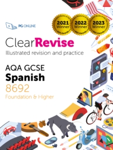 Image for ClearRevise AQA GCSE Spanish 8692 : Foundation and Higher