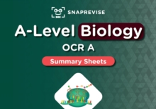 SnapRevise A-Level OCR Biology Summary Sheets